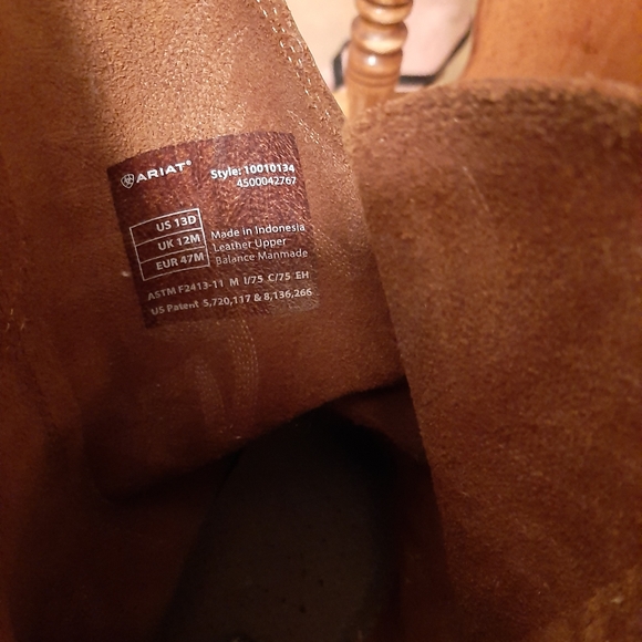 Men's ariat steel toe boot. - Picture 3 of 8